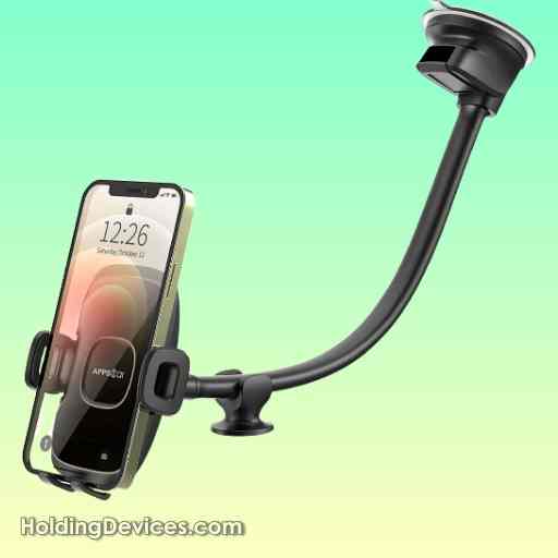 APPS2Car Gooseneck Windshield Dashboard Toyota Aygo Mount